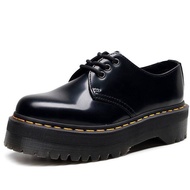 รองเท้าส้นเตี้ย1037สำหรับผู้ชาย/ผู้หญิงรองเท้าส้นเตี้ยรองเท้าพื้นรองเท้าบูท Martin 3รูรองเท้าขนาด35-