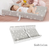 BB Removable Baby Diaper Changing Pad PU Leather Diaper Change Mat with Fixing Belt