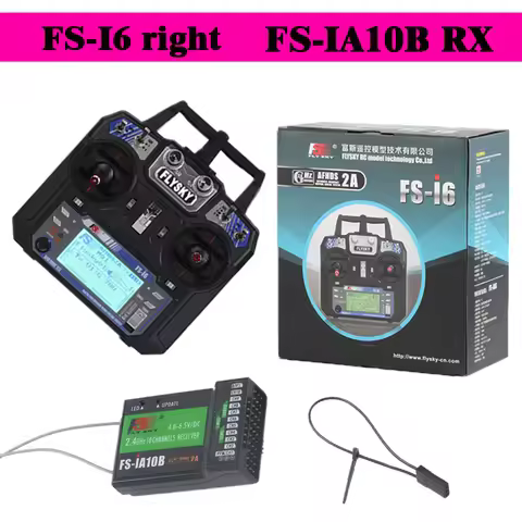 Flysky FS-i6 FS I6 2.4G 6CH AFHDS RC Transmitter With iA6B iA6 iA10B Receiver Radio Remote Controlle