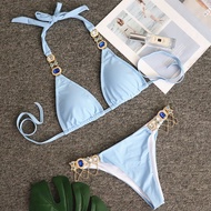 Triangle Bikini with stones (5 colors)