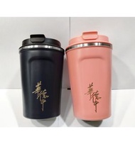 全新 不鏽鋼 保溫杯 保暖杯 咖啡杯 暖水壺 保溫壺 保暖壺 保溫瓶 真空 保暖樽 熱水瓶 水壺 水杯 茶杯 馬克杯 黑色 粉紅色 不銹鋼 不繡鋼 不繡綱 保溫 保冷 易攜 簡約 極簡主義 400ml