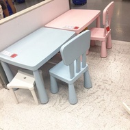 LdgKangcheng Ikea Kindergarten Children's Tables and Chairs Suit Plastic Table Chair Baby Study Table Children's Toy Tab