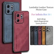 infinix Hot 50 i Matte Leather Texture Phone Case For infinix Hot 50 i 50i 50 pro 40pro 40i Hot50 i 