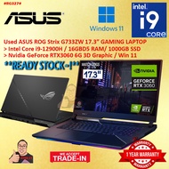 #RG327 USED ASUS ROG Gaming Laptop G732ZM intel i9-12900H 16GBD5 1TB SSD NVIDIA RTX3060 RTX 3060 6G 
