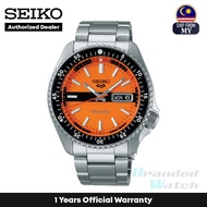 [Official Warranty] Seiko SRPK11K1 Men's Seiko 5 Sport New Double Huricane Automatic Silver Stainless Steel Strap Watch