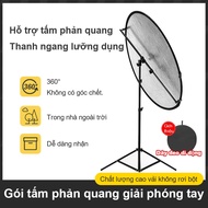 Reflector, round reflector, size 60cm/80cm/110cm, 2 colors in 1 gold/silver used to increase light f