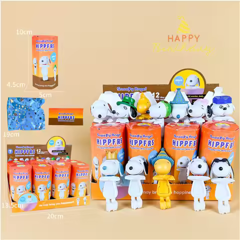 New Hipper Angel Snoopy blind box computer mobile phone decoration ornaments mini hand-made anime mo