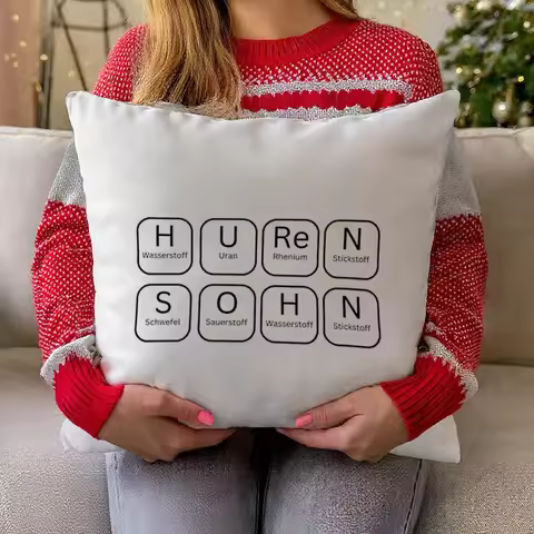 "Chemistry is My Element" Pillow Cover – Fun Periodic Table Design for Science Lovers & Students 40x