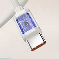 dreamedge13 USB A to USB C Power Supply Cable Line 66W Fast Charging and Data Transfer White