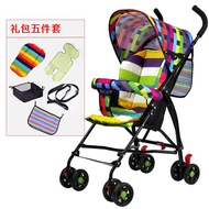 cabin stroller🎀Summer Baby Stroller Super Lightweight Folding Portable Children Umbrella CarBBBaby Child Summer Trolley