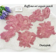 ✨RAFFYNA SEQUIN PATCH✨ADA SEQUIN SESUAI UNTUK BAJU NIKAH TUNANG KURUNG PAHANG MODEN LACE BAJU RAYA S