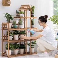 Plant Stand Indoor Wood Plant Stands for Multiple Plants, Plant Shelf Ladder Table Plant Pot Stand for Living Room, Patio, Balcony, Plant Gardening Gift