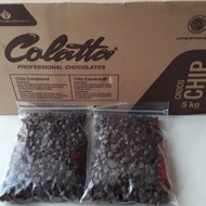 L 4W Colatta Chocochip 100Gr Compound Choco Chip Collata Kerucut B U3