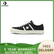 （Genuine Special）CONVERSE ONE STAR CHUCK TAYLOR Men's and Women's Canvas Shoe รองเท้าผ้าใบ 163270C- 5 year warranty