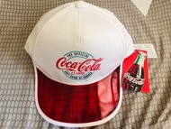 Japan version Coca Cola Classic cap red x white 日版可口可樂經典鴨舌帽