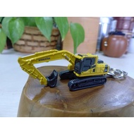 Komatsu Genuine Komatsu Excavator Engineering Vehicle Model Boutique Key Picture Alloy Keychain Fran