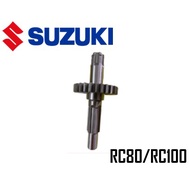 SUZUKI RC80 / RC100 FRONT SPROCKET SHAFT 29T DEPAN SPOCKET SUB RC-80 RC 80 RC100 RC 100 RC-100 SUZUKI