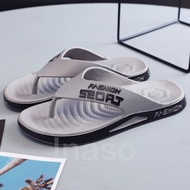 Inaso Sandal Jepit Pria Sport Sendal Rumah Jelly Slippers Outdoor Sendal Karet Cowok Dewasa Casual A