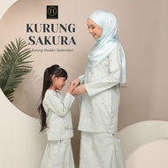 HERNES SAKURA BUDAK BAJU KURUNG MODEN COTTON SULAM BAJU RAYA 2025B BAJU KURUNG KANAK-KANAK KURUNG CO
