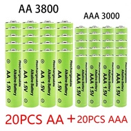 1.5V AA+AAA NI MH rechargeable battery alkaline 3800/3000Ah suitable for flashlights, watches, and n