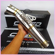 ☌ ▦ ☏ (100% Original Creed Exhaust) Universal 51mm Motorcycle Exhaust Pipe Canister / Creed Exhaust