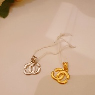 Channel Pendent in two Color Pendent Only