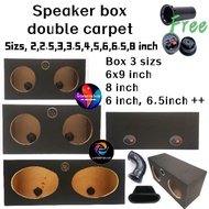 6X9 inch, 5 inch, 6inch, 6.5 inch, 8inch twins speker box double (6x9) 60cm-22cm-17cm,5, 6, 6.5 (40c