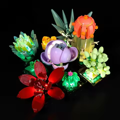 LED Lighting Set Suitable for LEGO Succulents 10309 Building Blocks
