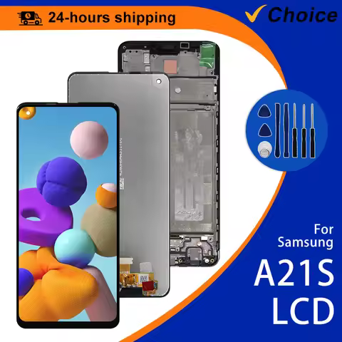 6.5" IPS For Samsung Galaxy A21S LCD SM-A217F Display SM-A217F/DS Touch Digitizer Replacement Parts 