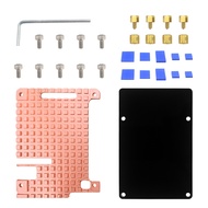 【100%-original】 Raspberry Pi 4 Pure Copper Heatsink Case Passive Cooling Bottom for Raspberry Pi 4 M