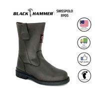 Original BlackHammer BH4666 Black Hammer Men 4000 Series High Cut Slip On Safety Shoes BH4666