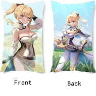 Anime Genshin Impact Jean Rectangular Pillow Case Double-sided Printing Rectangular Pillowcase Sofa 