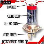 H4 WHITE YELLOW TWILIGHT HEADLIGHT 20 WATT ACDCbiru UNIVERSAL FOR MOTORCYCLES AND CARS