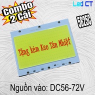 (Combo of 2) LED Chip 100W, 50W White, Yellow (5B25C) DC56-72V