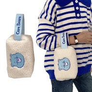 seng Stylish Plush  Embroidered Cosmetic Bag Toiletry for All Your Beauty Needs