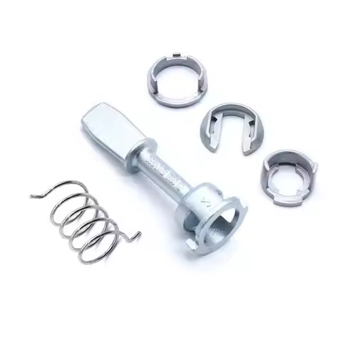Door Lock Repair Kit with Cylinder 1U0837167E 1U0837167 1U0837168 for Skoda Audi VW Golf MK4 1997-20