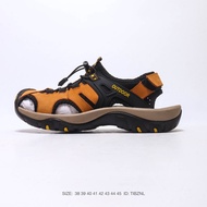 ECCO Men's Sandals Breathable Anti-slip Beach Shoes Outdoor Casual Slippers Adjustable Lightweight B