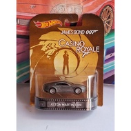 HOT WHEELS RETRO PREMIUM ASTON MARTIN DBS JAMES BONE 007 ( CASINO ROYALE 7 )