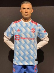 [減價] 1/6 曼聯 CR7 CRISTIANO RONALDO C朗拿度 21/22 曼聯 作客球衣Manchester United Away Kit 自組足球公仔 Figure