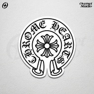 LOKAL Chrome Hearts Logo Sticker Chrome Hearts Logo Hypebeast Brand Sticker/ Glossy Vinyl Sticker/ A