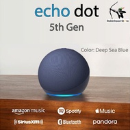 Amazon Echo Dot 5th Gen  ลำโพงอัจฉริยะใช้งานผ่านคำสั่งเสียงและอุปกรณ์ไฟฟ้าในบ้าน รุ่น5th Gen Smart s