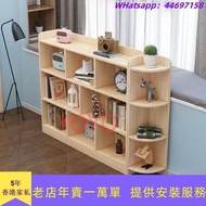 YL595實木書櫃 收納櫃 儲物櫃 松木書架 落地書櫃 轉角櫃 原木置物架 兒童書櫃Children's bookcase全新包送貨