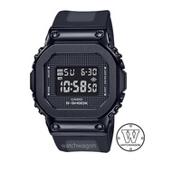 Casio G-Shock GM-S5600SB-1 Black  Metal Bezel Semi-Transparent Resin Band Unisex Digital Watch gm-s5600 gm-s5600sb-1dr