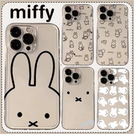 Cartoon Cute Miffy Rabbit Case For OPPO Reno 13 Pro 13f 12F 11F 11 12 10 Plus A3X A60 A78 A58 A35 Co