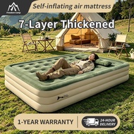 7layer Inflatable Air Mattress Automatic Pump Portable Foldable Single/Double Outdoor For CampingTen