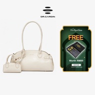 [28 Jan Launch] Dr Cardin Women Araya Shoulder Bag / Satin / Suede / Faux Leather BG-819