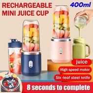 Electric fruit Portable juicer blender 2Cup juice mixer mini Wireless household USB Charging 6 Blade