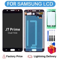 Original 5.5 1080X1920พิกเซลจอสำรองสำหรับSamsung Galaxy J7 Prime 2 2018สัมผัสหน้าจอLCDหน้าจอดิจิตอลประกอบสำหรับSAMSUNG SM-G611F SM-G611FF SM-G611M SM-G611MT SM-G611K