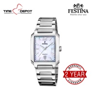 Festina F20679/2 Analog Silver Stainless Steel Strap Watch For Women