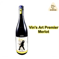 Vins Art Premier Merlot Red Wine With Secure Wrapping (750ml)